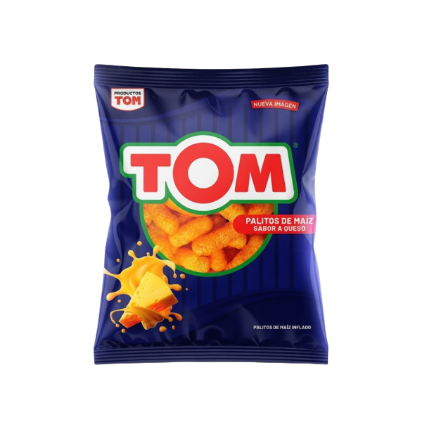 Tom Palitos De Maiz Sabor Queso 60Gr