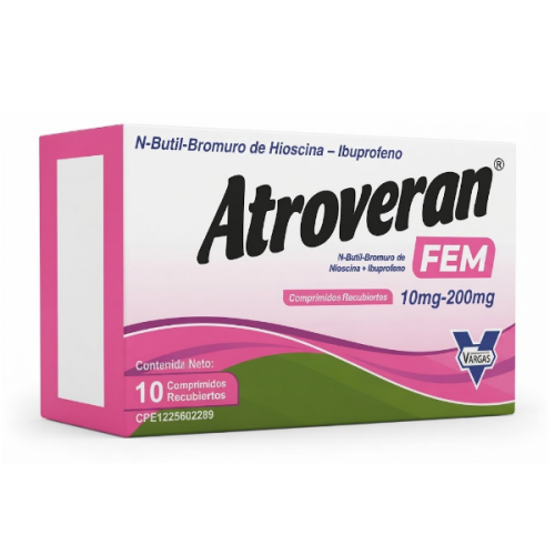 Atroveran Fem 200Mg/10Mg X 10 Capsulas Vargas
