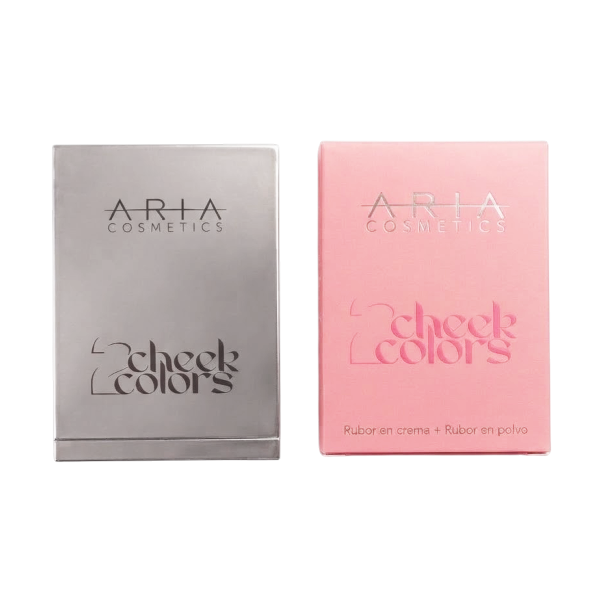 Aria Cosmetics Paleta De Rubor Crema +Rubor Polvo Tono 02 Rosa 9.5Gr