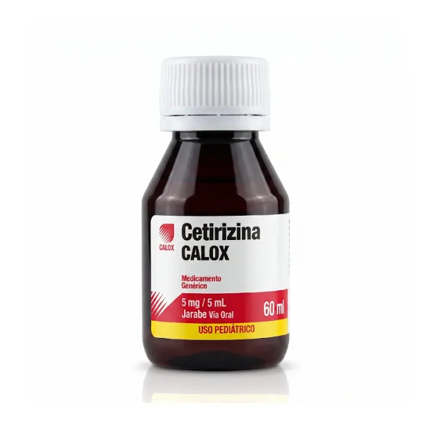 Cetirizina Jarabe Pediatrico 5Mg/5Ml X 60Ml Calox