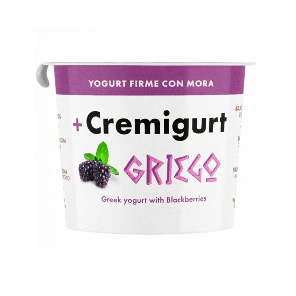 Cremigurt Yogurt Griego Con Mora X 150Gr