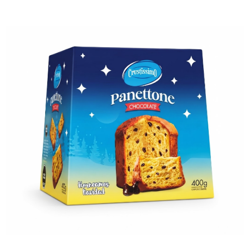 Crustissimo Panettone Chocolate 400Gr.