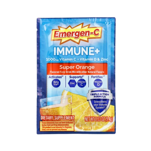 Emergen-C Immune Vitamina C+Vitamina D+ Zinc Sobre X 9.4Gr