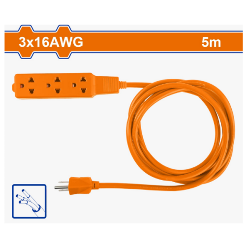 Extension Americana Naranja 5 Metros Wadfow