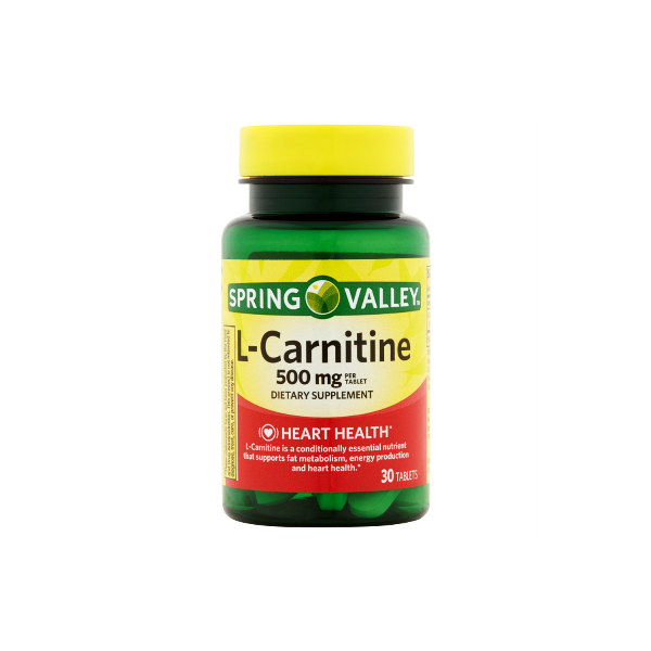 L-Carnitine 500Mg X 30 Tabletas Spring Valley