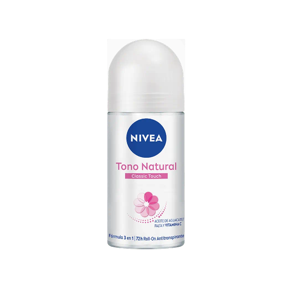 Nivea Desod Women Roll-On Tono Natural Classic Touch 50Ml