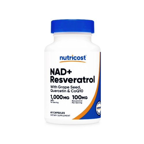 Nad+Reveratrol 1000Mg/100Mg X 60 Capsulas Nutricost
