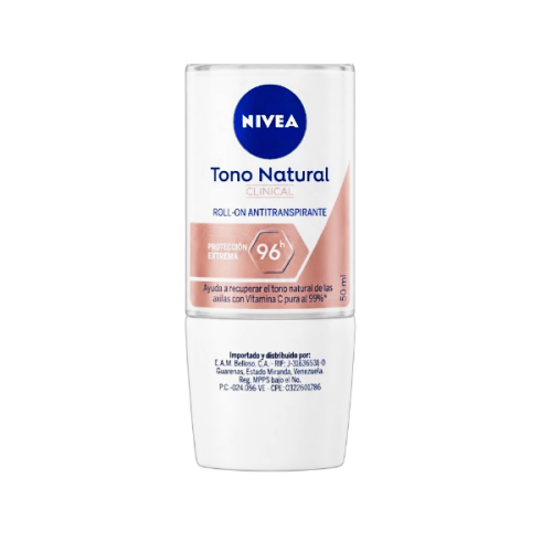 Nivea Anti Transpirante Women Roll-On Tono Natural Clinical 50Ml