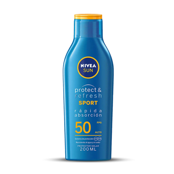Nivea Sun Protector Solar Corporal Protec Refresh Sport 50Fps 200Ml