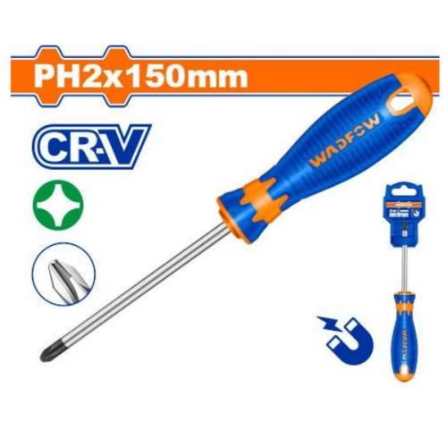 Wadfow Destornillador Phillips Estria Ph2 X 150Mm Wsd2226